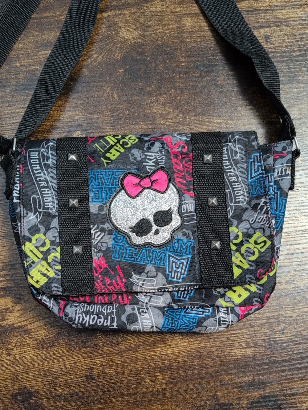 Monster High Crossbody Bag Adjustable Strap 2011 Mattel - Picture 2 of 8